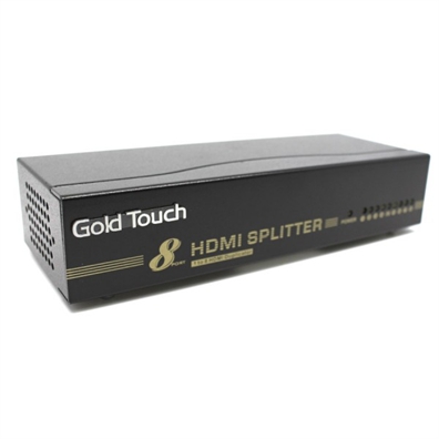 ממיר Gold Touch 8 Ports HDMI Splitter