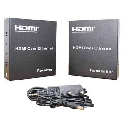 זוג ממירים מרחיקי  HDMI על גבי הרשת לטווח עד 120 מטר
