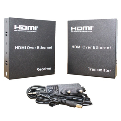 זוג ממירים מרחיק HDMI על גבי הרשת לטווח עד 60 מטר